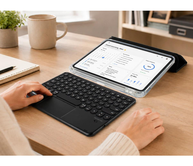 AmazingThing Minimal Case Keylite Combo na iPad Air M3 13" - czarne - 1526908 - zdjęcie 6
